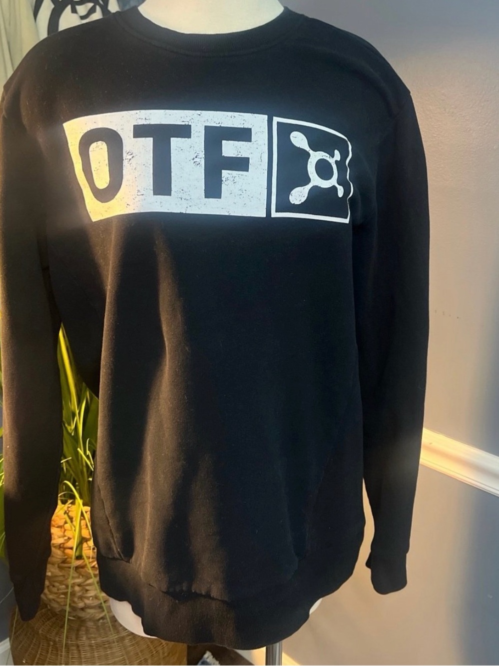 Orangetheory OTF Black Crewneck